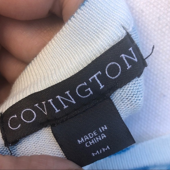 Covington Floral cardigan sweater Size Medium - Picture 7 of 8